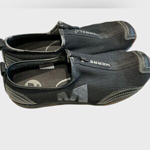 Merrell Women's Shoes Size 8 Barrado Leather Black Performance Zip J73426